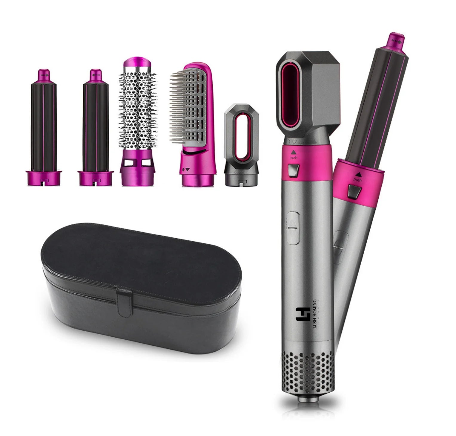 Effortless Styling: Affordable and High-Quality Lush Homing Hair Curler with Dryer