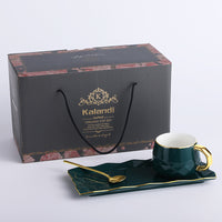Coffee cup set with gift box