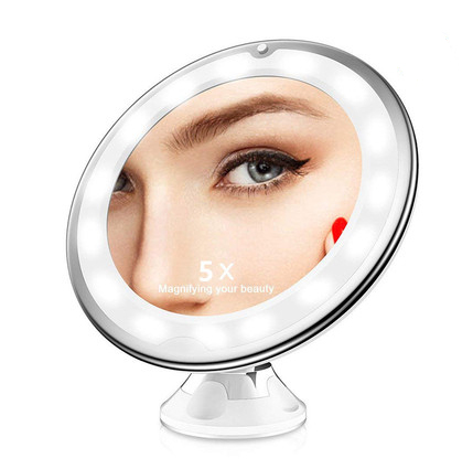 10X Magnifying LED Makeup Mirror: Precise Makeup Application with Natural Daylight