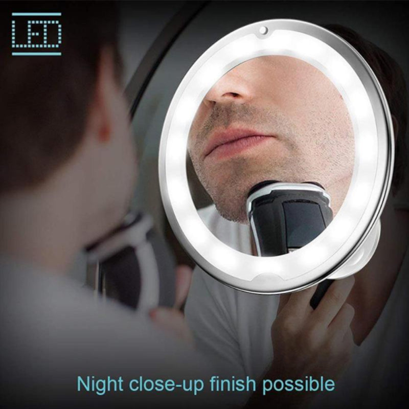 10X Magnifying LED Makeup Mirror: Precise Makeup Application with Natural Daylight