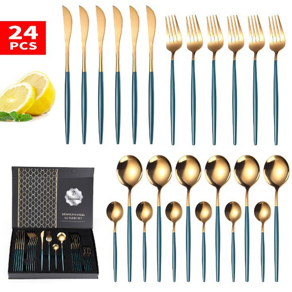 24pcs Luxury Cutlery Set