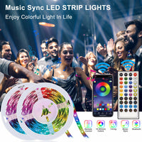 Led Strip Lights 5050 RGB Bluetooth with Remote