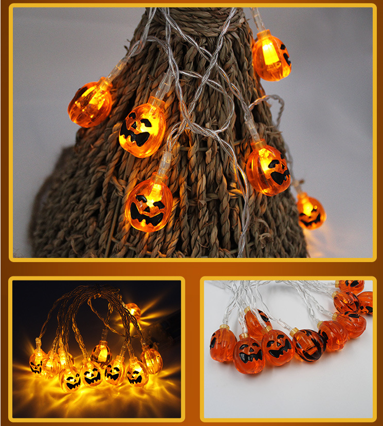 Halloween Pumpkin LED Lantern - Spooktacular String Lights