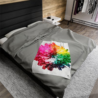 Splash Colour Velveteen Plush Blanket