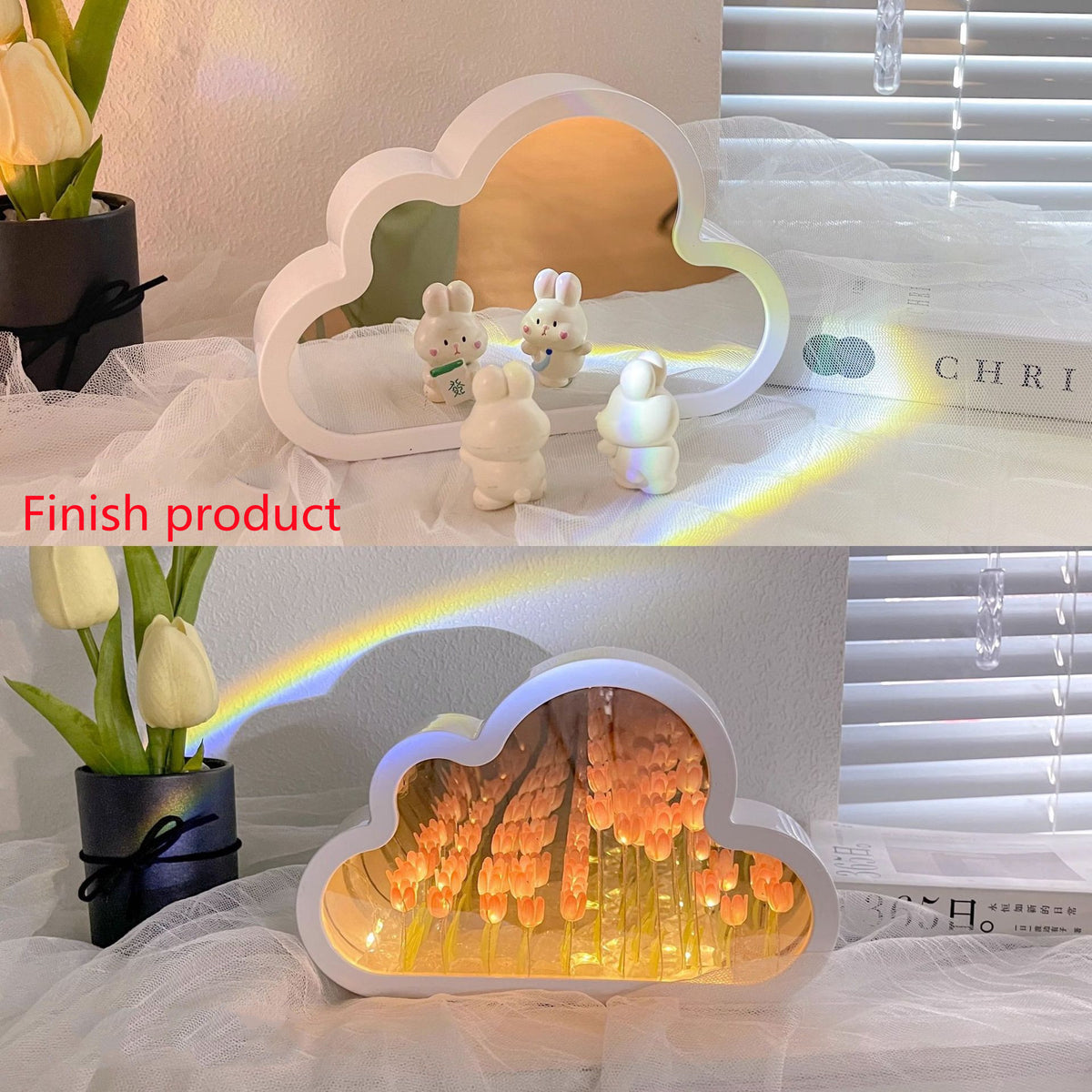 Tulip Cloud Night Lamp DIY Material