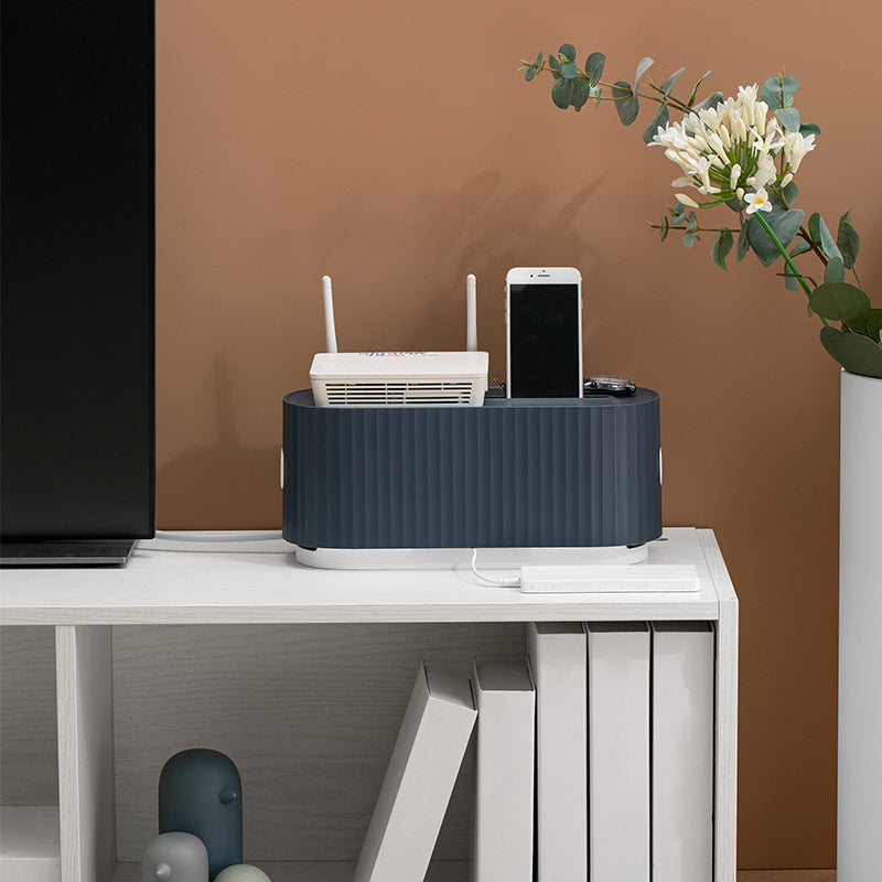 Cloud Cable Tamer: Stylish Box Protects Tech & Tidy Up Cables (Safe & Versatile)