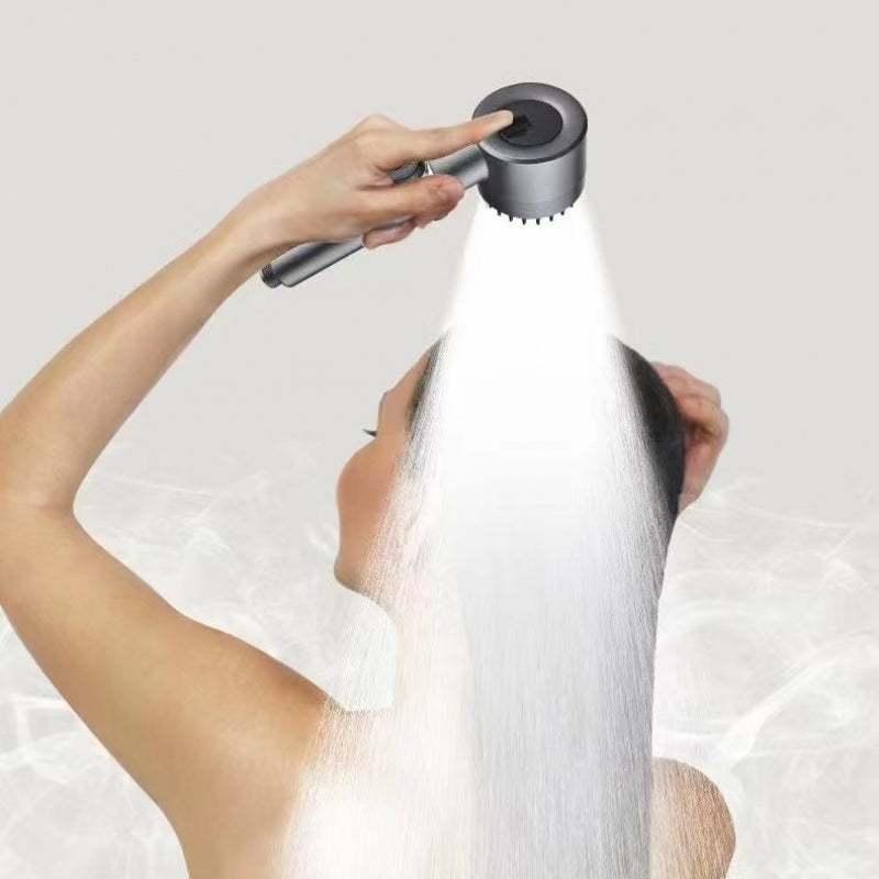 4-in-1 shower head with filter for USA, massage, high pressure, chlorine removal