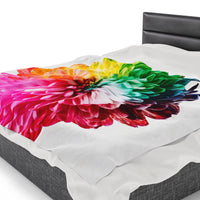 Splash Colour Velveteen Plush Blanket