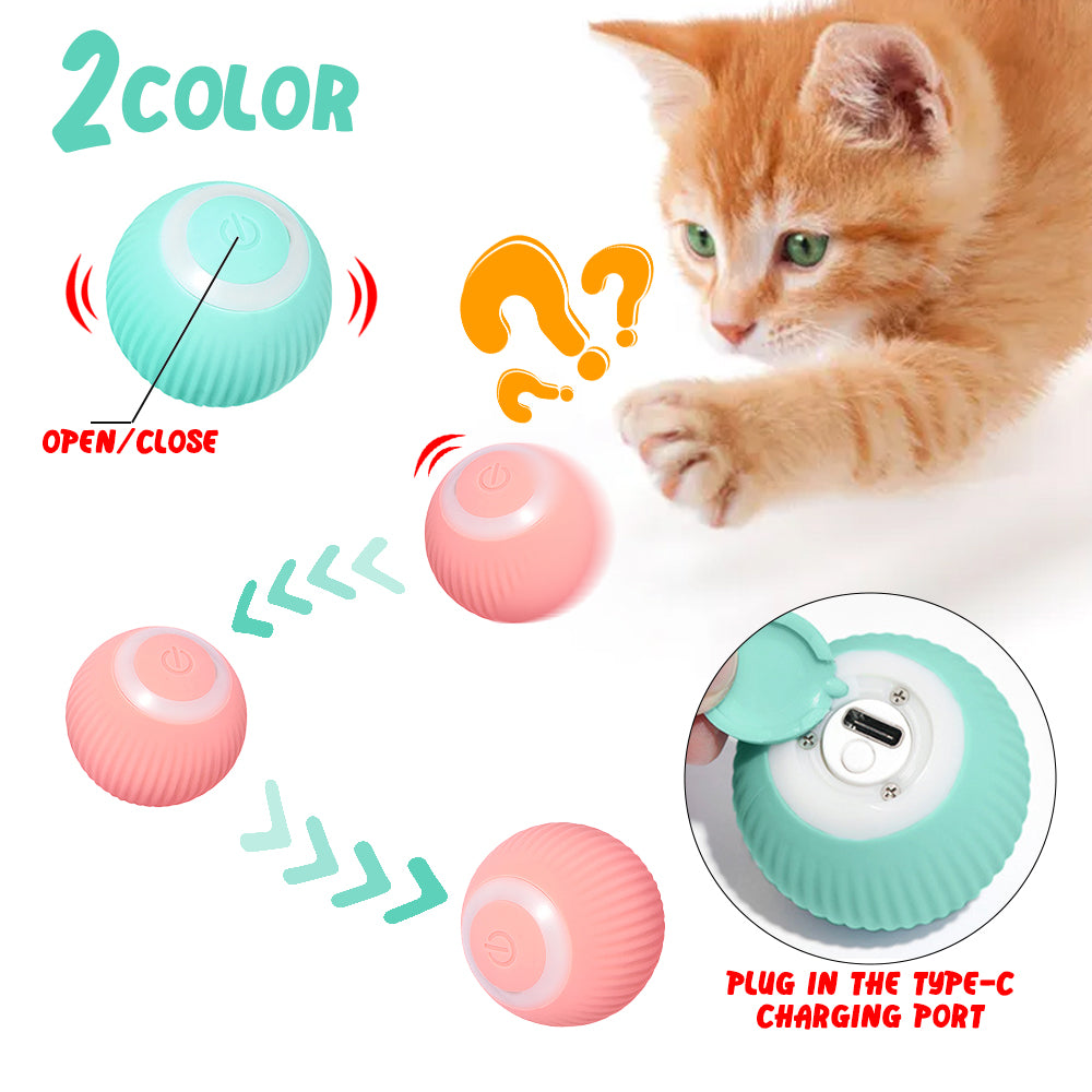 Cat Gravity Intelligent Rolling Ball Tease Toy