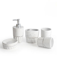 5-Piece Ceramic Bathroom Set: Elevate Your Bathroom with Style and Function