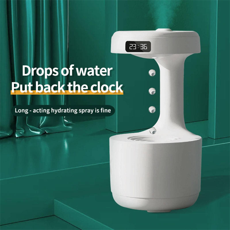 Bedroom Anti-Gravity Humidifier With Clock