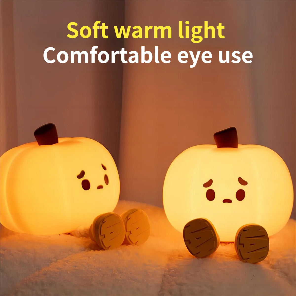 Halloween Pumpkin Soft Silicone Lamp Touch