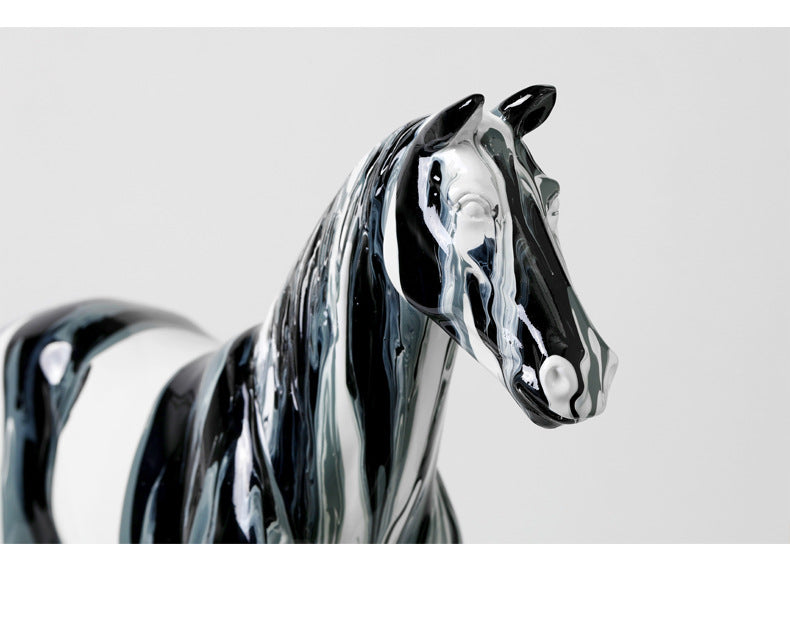 Nordic Light Luxury Horse Decorations